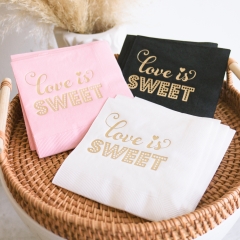 LOVE IS SWEET Napkins (set of 25)